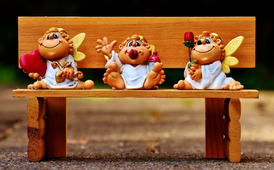 Bench cute sweet