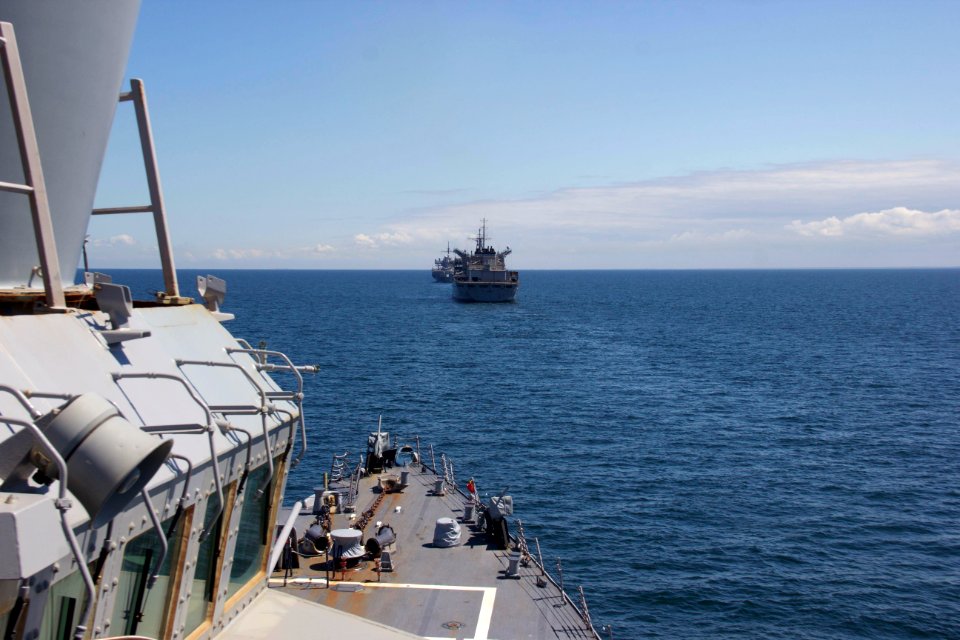 BALTIC SEA (June 09, 2020) USS Donald Cook (DDG75) observe…