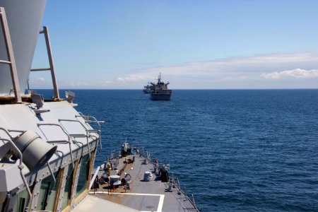 BALTIC SEA (June 09, 2020) USS Donald Cook (DDG75) observe…
