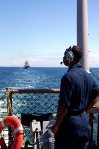 BALTIC SEA (June 09, 2020) USS Donald Cook (DDG75) observe…