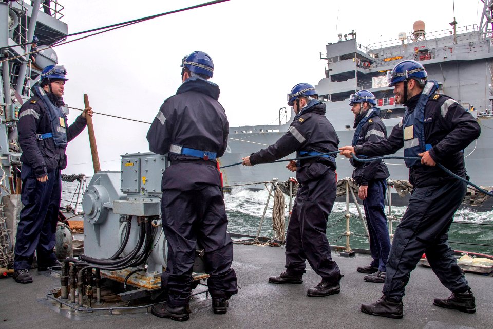 BALTIC SEA (June 8, 2020) Sailors onboard the British Roya…