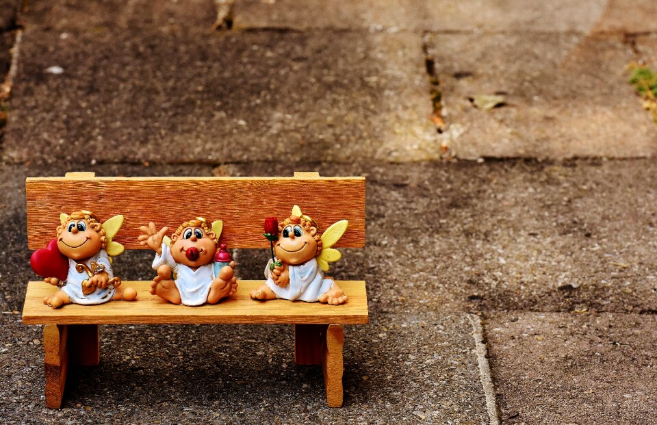 Bench cute sweet