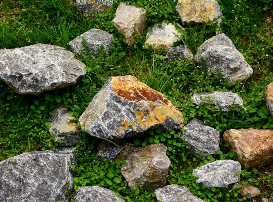 Grained stones rocks rock