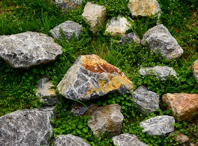 Grained stones rocks rock photo