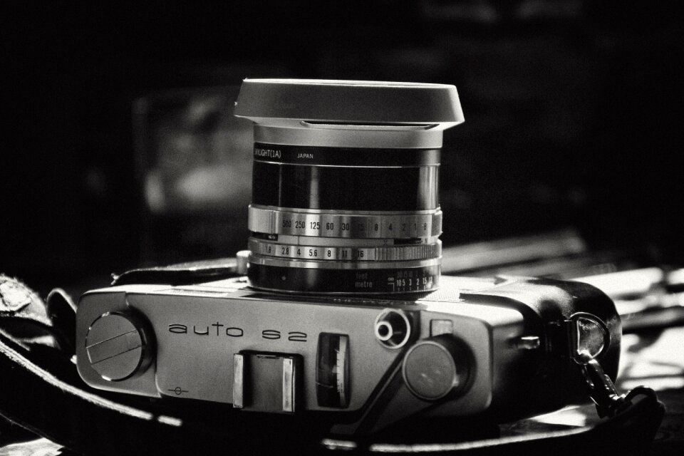 Lens analog equipment photo