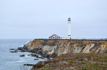 Lighthouse coast pacific photo