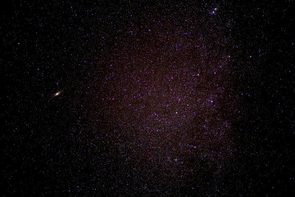 Constellations night sky infinity