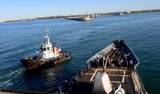 USS PHILIPPINE SEA ARRIVES IN ROTA, SPAIN