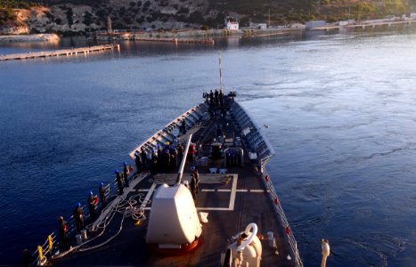 USS PHILIPPINE SEA AND ANCHOR photo