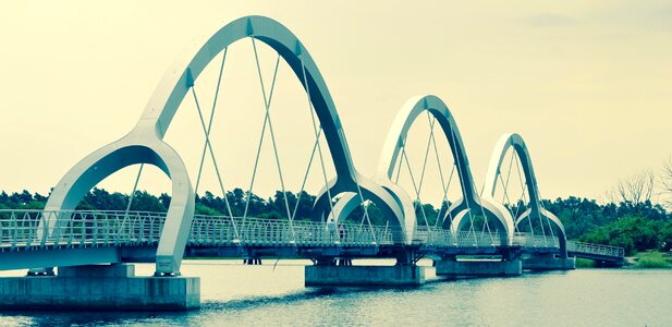 Cycle bridge water architecture