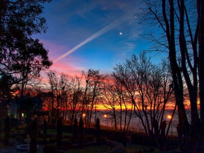 Horizon cloud light photo