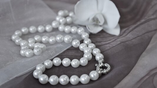 Jewellery sensual pearl necklaces photo
