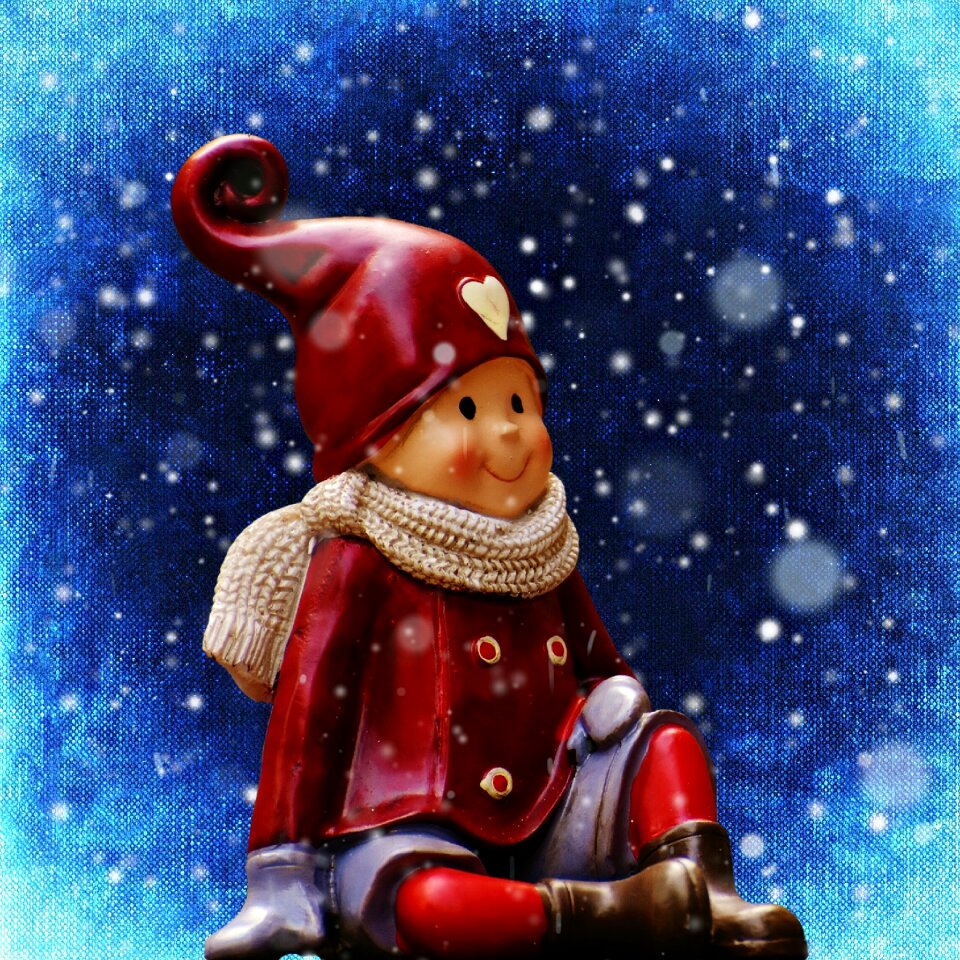 Winter christmas deco