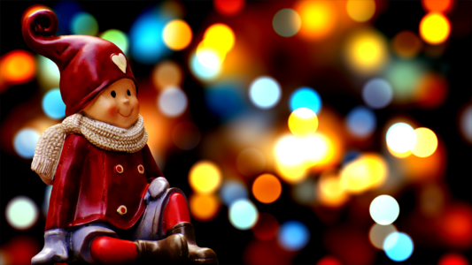 Winter christmas deco