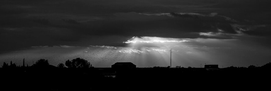 Landscape sky night