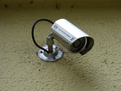 Monitoring security camera video photo