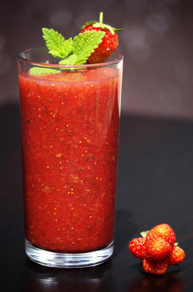 Drink health strawberry