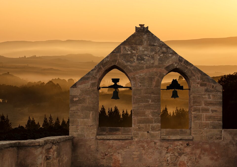 Abandoned facade bells