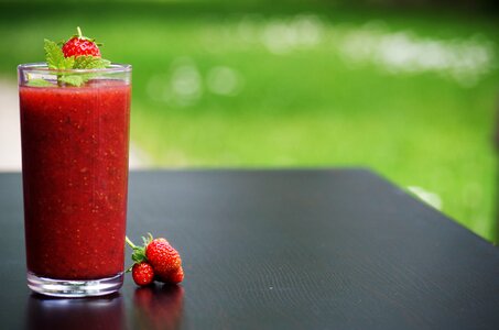 Drink health strawberry