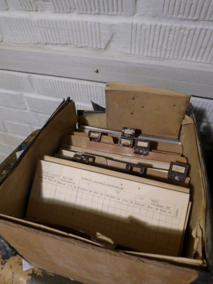The folders document archive