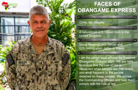 Faces of Obangame Express 2021