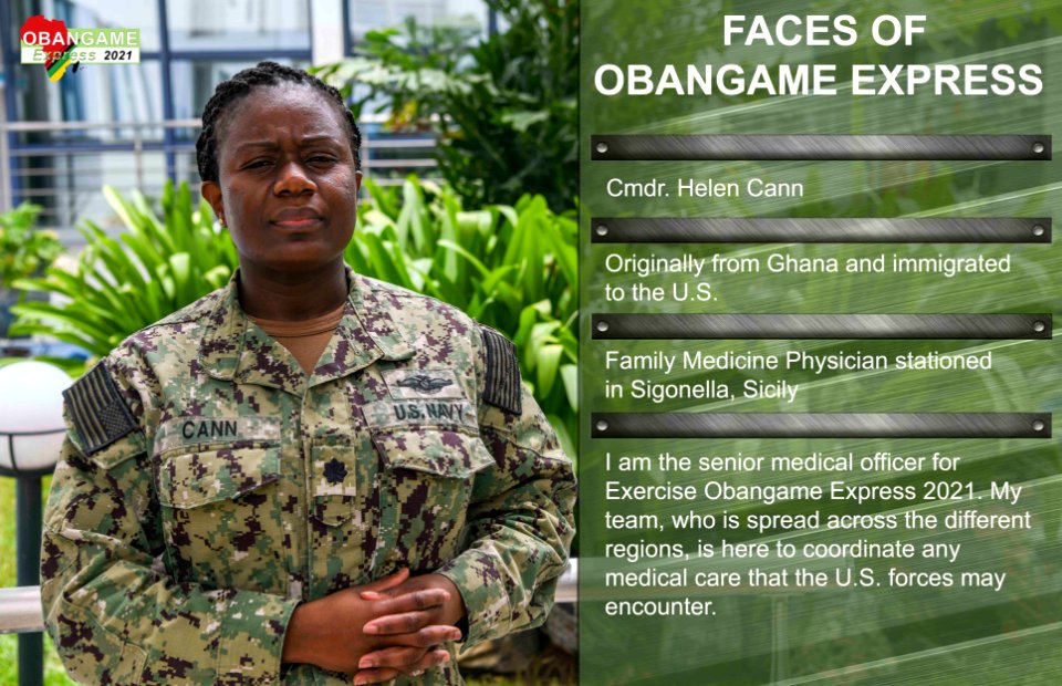 Faces of Obangame Express 2021