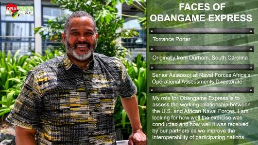 Faces of Obangame Express 2021