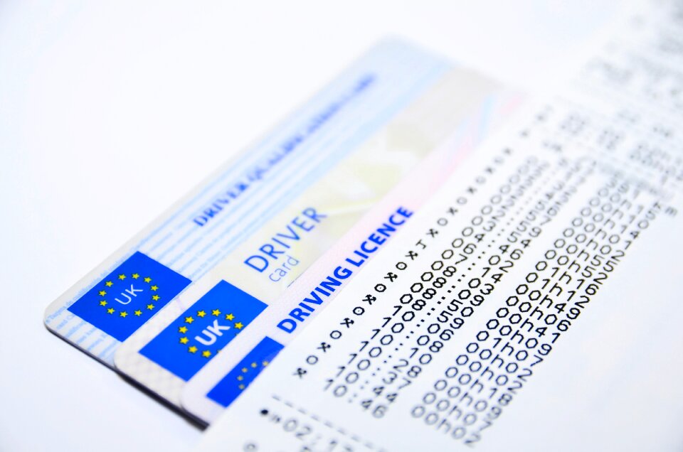 Printed driving record rest