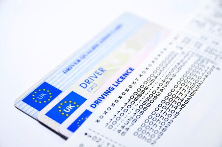 Printed driving record rest