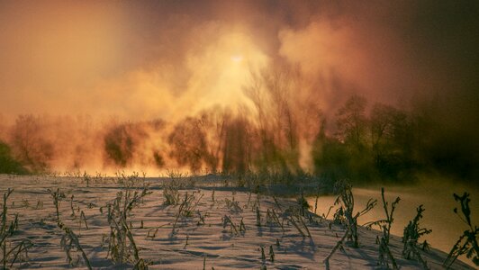 Landscape russia cold photo