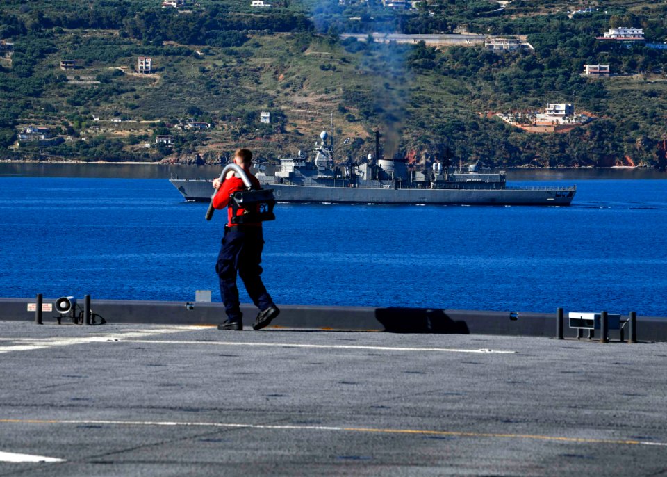 USS Hershel "Woody" Williams (ESB 4) visits Souda Bay