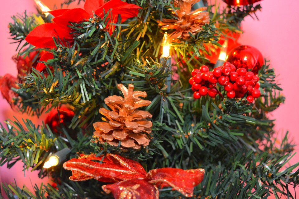 Christmas tree celebrate ornament photo