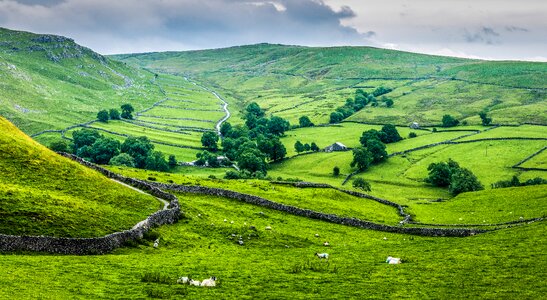 Malham countryside landscape