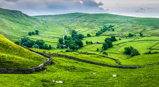 Malham countryside landscape photo