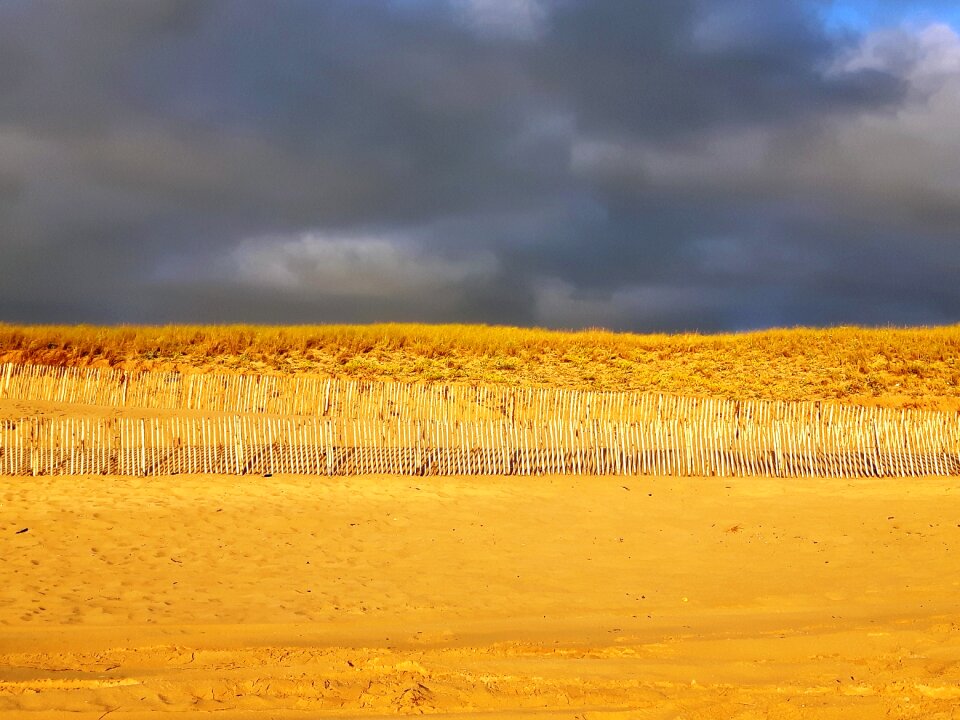 Atlantic coast after the rain after the thunderstorm