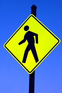 Sign isolated background