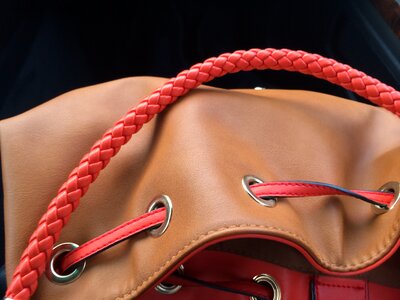 Leather fashion detail