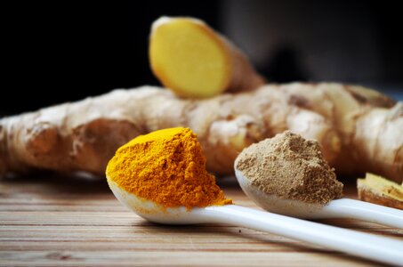 Ingredients fragrant turmeric