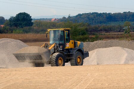 Machine digger construction