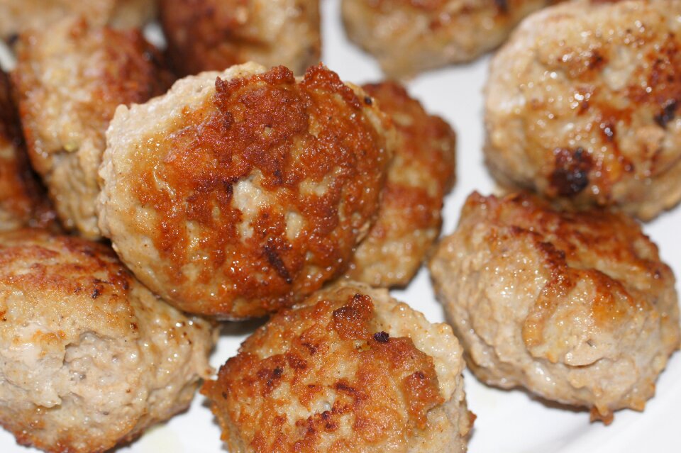 Pork meatballs fried