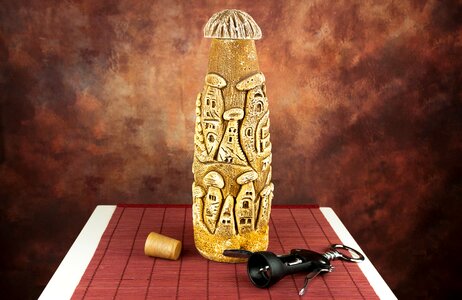Handmade bottle wine