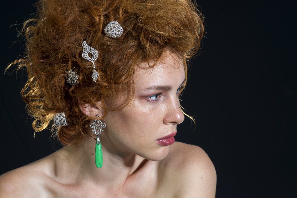 Model fashion beauty