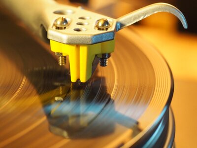 Music hifi needle photo