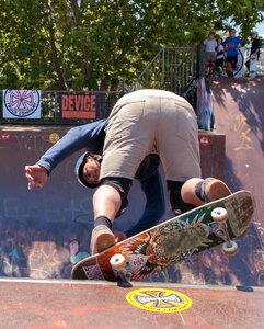 Skateboard extreme skateboarder photo
