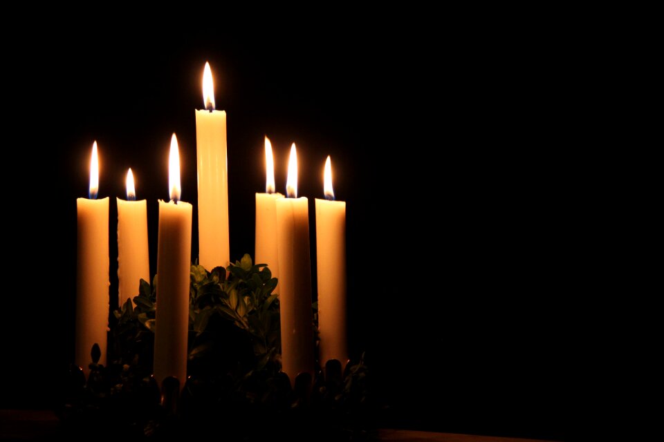 Light lucia celebration lucia procession
