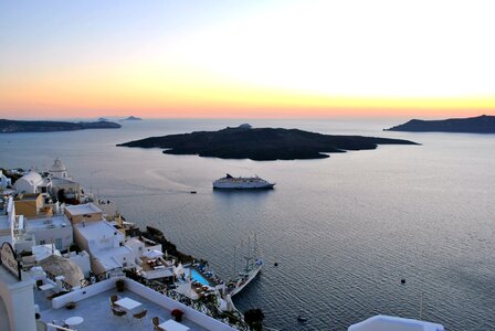 Vacation greece landscape