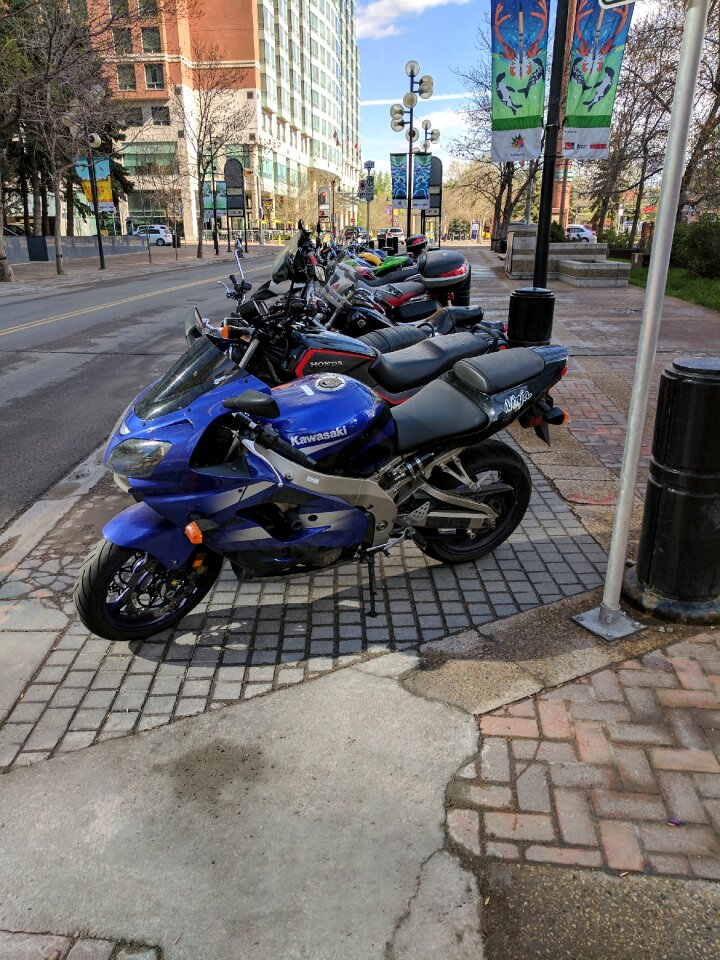 Parking parked bikes street bikes
