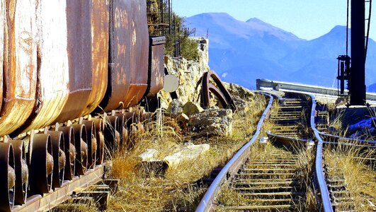Railway equipment wagon via photo