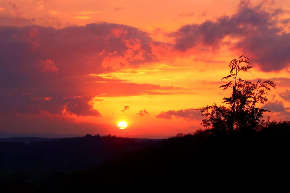 Nature sunset hesse