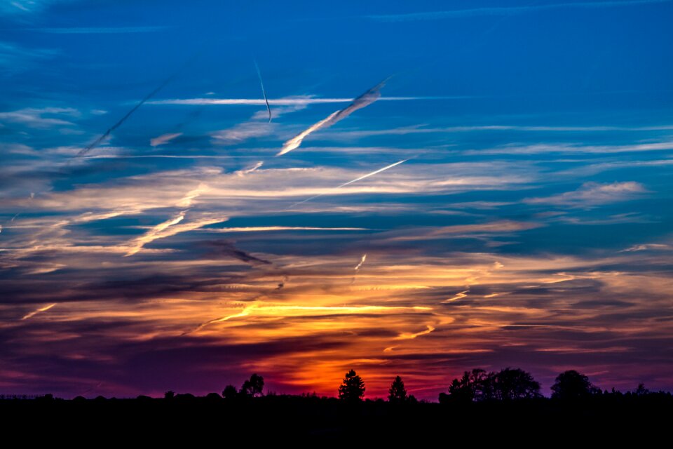 Abendstimmung sky dusk